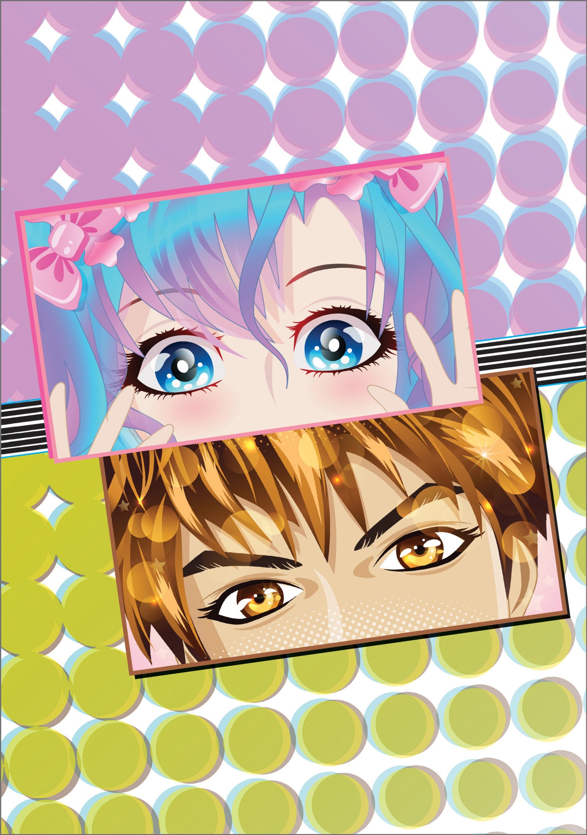 Cover image for Manga Eyes Dotted Paperback Journal ISBN 9780804856171